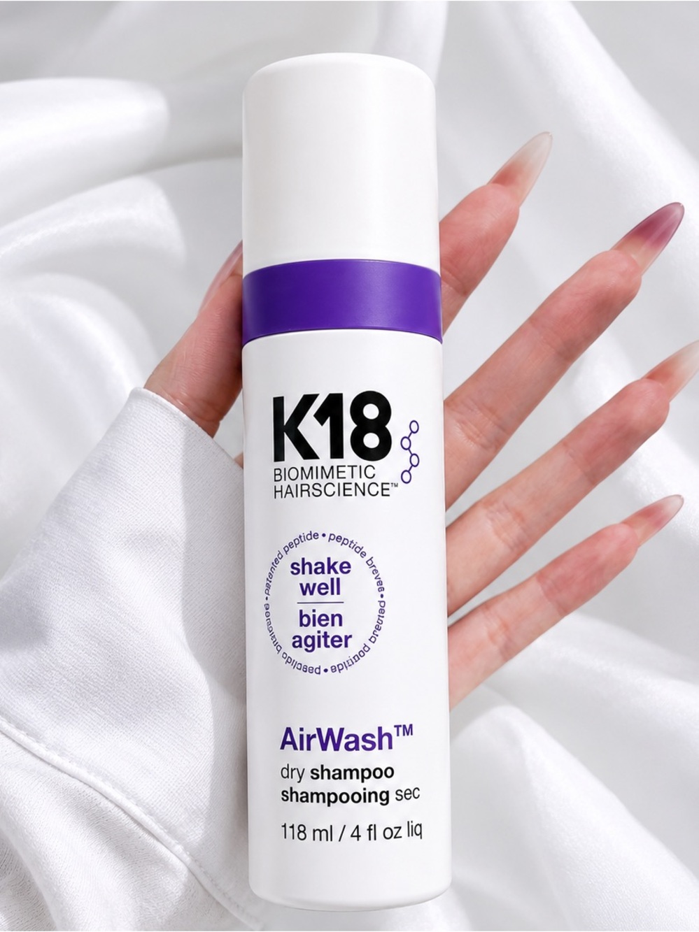 K18 AirWash Dry Shampoo 4oz Full Size NIB Sealed Sephora